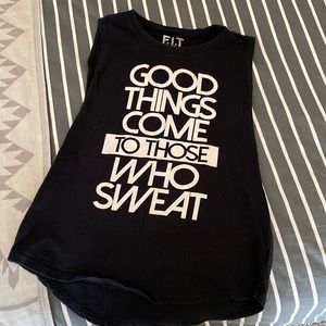 Cute workout or lounge top